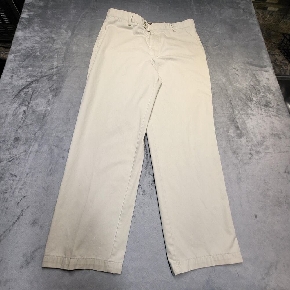 Vintage Dockers Class A Pants Mens 34x29 Khaki Chino Flat Front Straight 90s